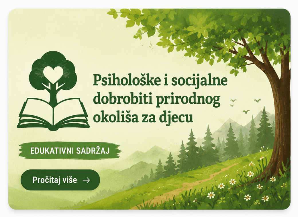 Psihološke i socijalne dobrobiti prirodnog okoliša za djecu